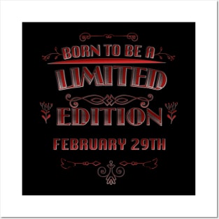 A Limited Edition Is Born Posters and Art